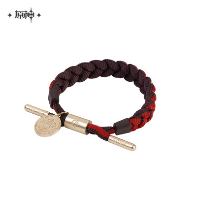 Character Impression Woven Rope Bracelet - Hu Tao