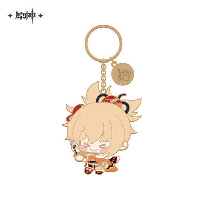 Chibi Character Series Metal Keychain - Yoimiya Inazuma