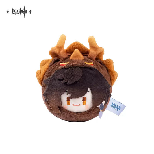 Teyvat Zoo Dango Plushie Keychain - Zhongli