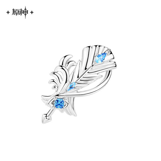 Wanderer's Troupe Jewellery - Bard's Arrow Feather Brooch